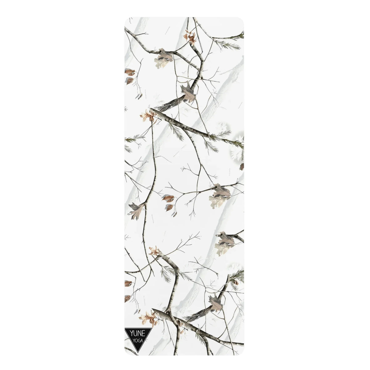 Yoga Mat - Non Slip Rubber Material White Camo-0