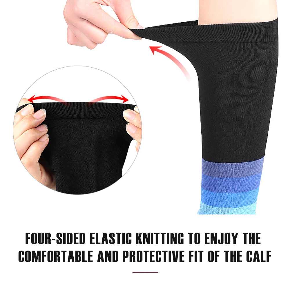 SPRRTOR Compression Calf Sleeves for Injury Relief - Footless Design