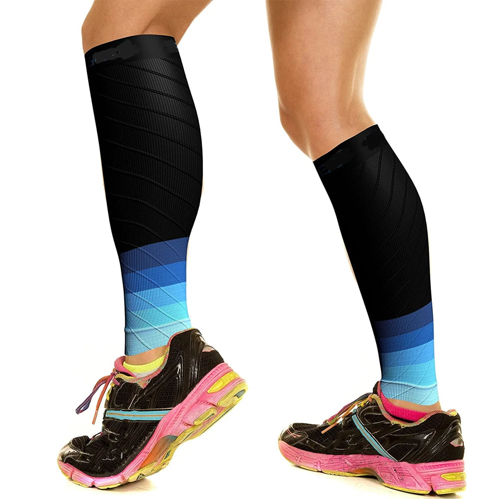 SPRRTOR Compression Calf Sleeves for Injury Relief - Footless Design