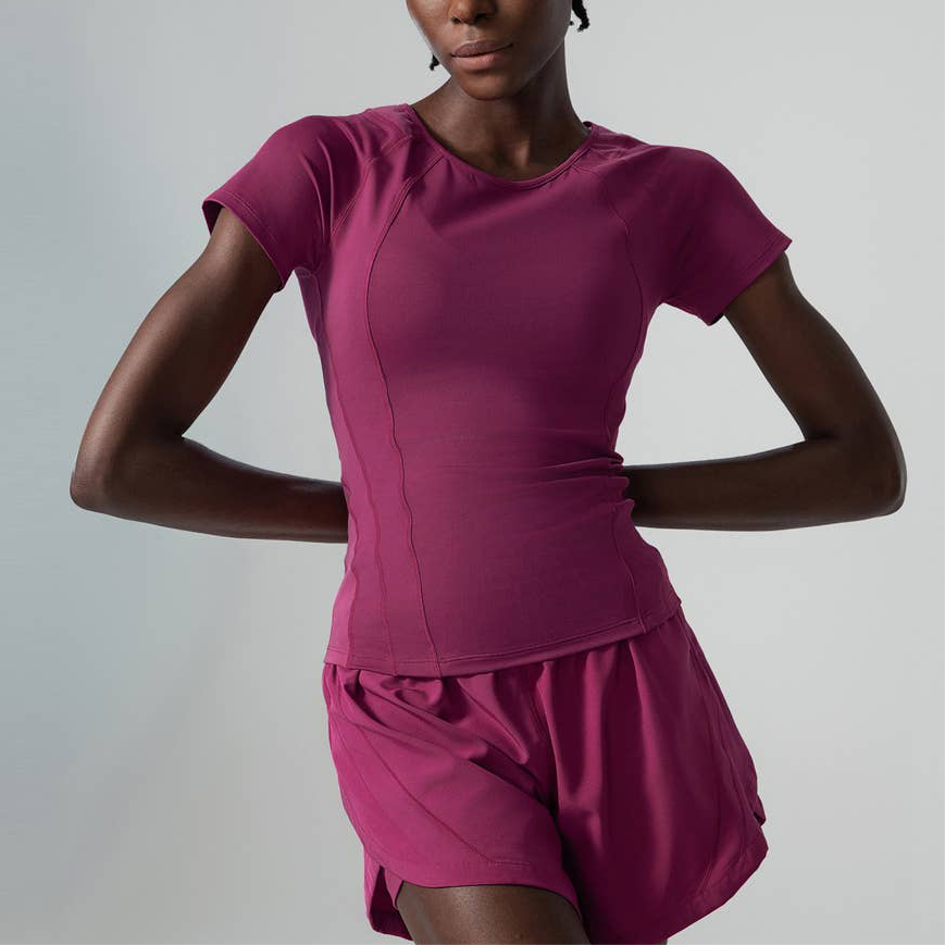 FlexFit Short Sleeve Yoga & Fitness Tee-1