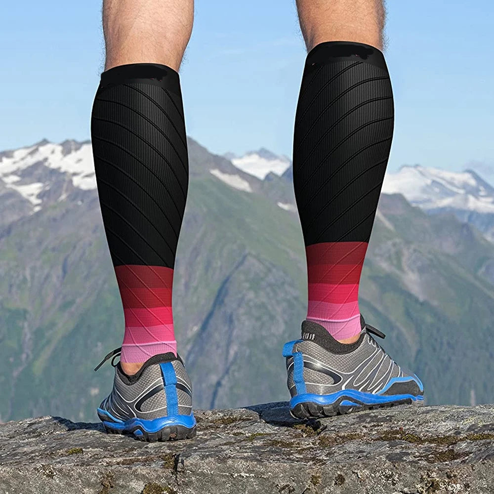 SPRRTOR Compression Calf Sleeves for Injury Relief - Footless Design