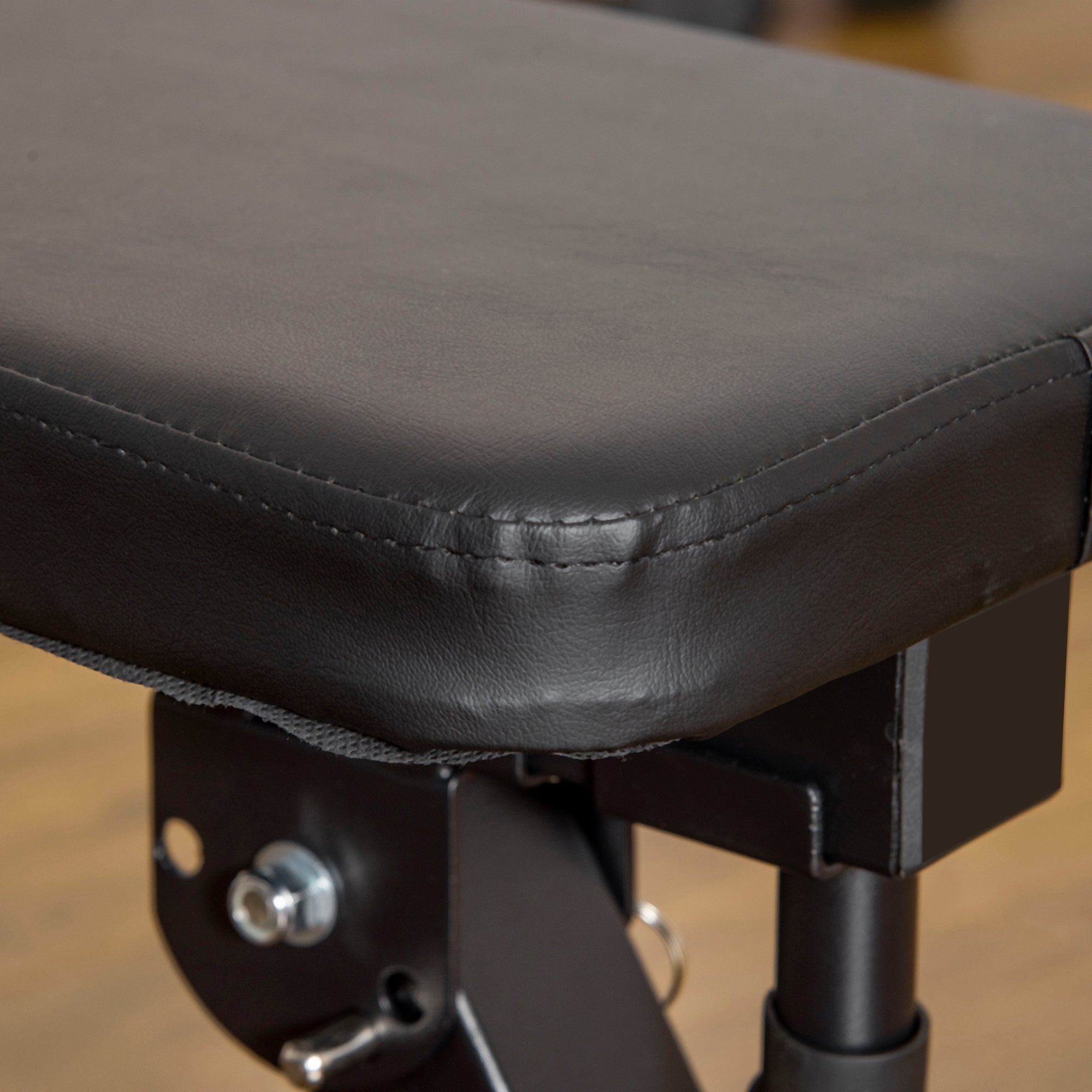 HOMCOM Adjustable Weight Bench with Barbell Rack & Dip Station, Black (8-Pos)