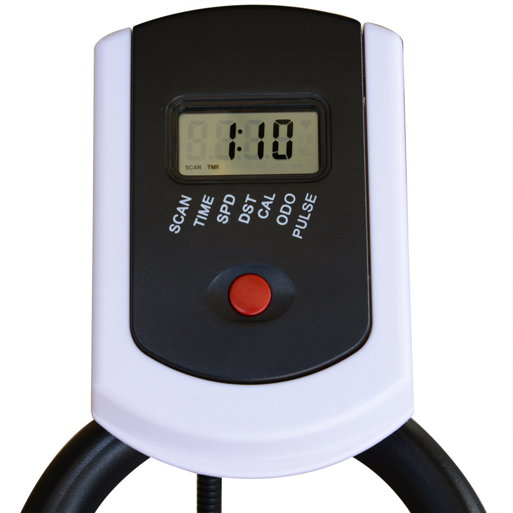 HOMCOM 8kg Flywheel Racing Exercise Bike—Adjustable Resistance, LCD</h2>
```