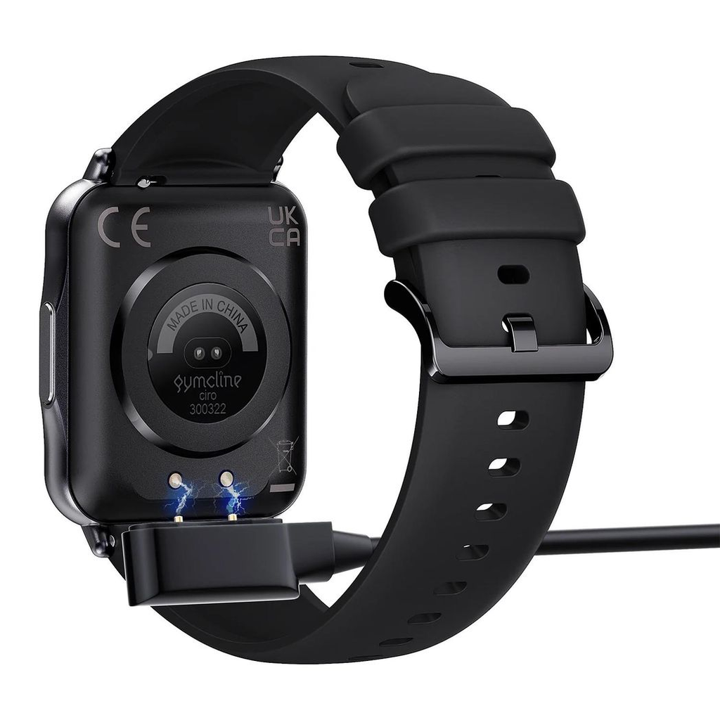 Gymcline Ciro Fitness Tracker (25 Sports Modes, IP68) Black