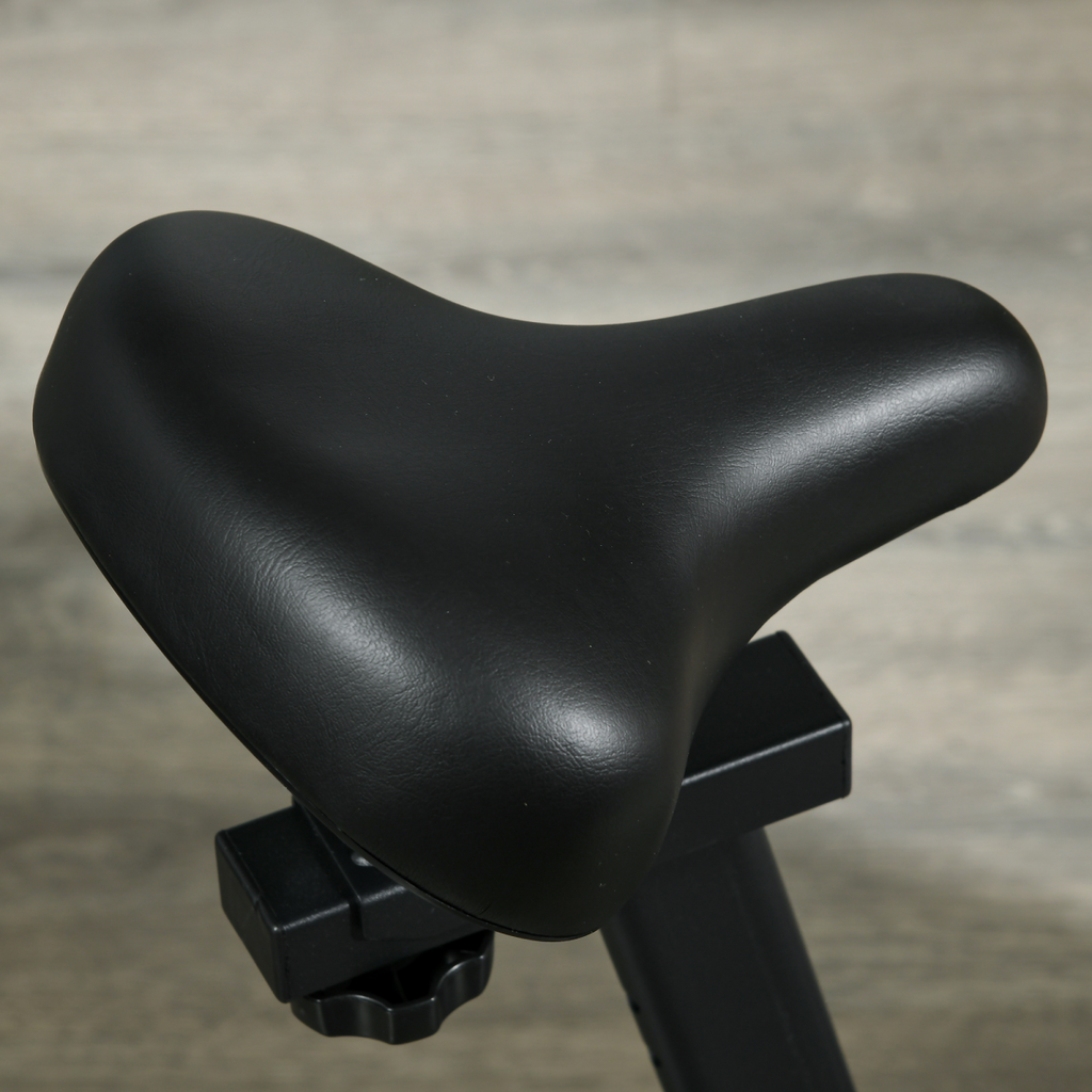 SPORTNOW Stationary Exercise Bike with LCD, 8 Levels, Adjustable Seat & Handlebar, Black