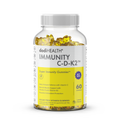 dodiHEALTH sugar-free lemon immunity gummies bottle with Vitamin C, D3, and K2