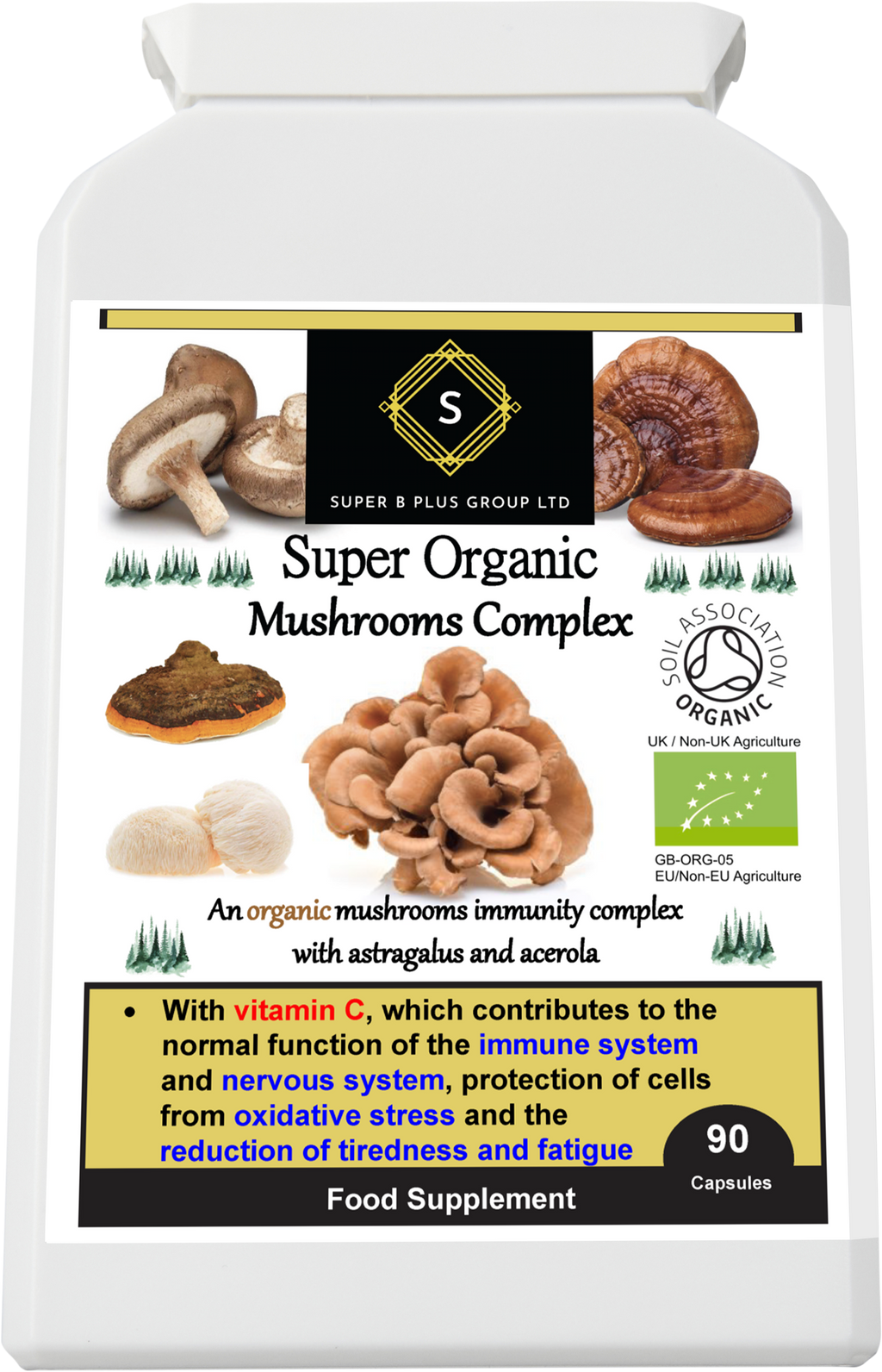 Super Organic Mushrooms Complex-3