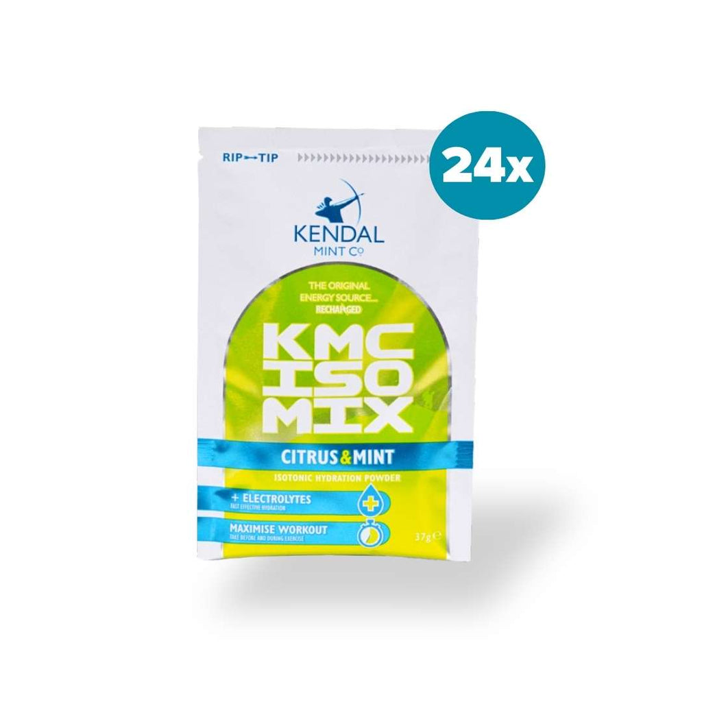 KMC ISO MIX Isotonic Hydration Citrus Mint | +Electrolytes | Vegan & Gluten Free | 24 x 37g-0