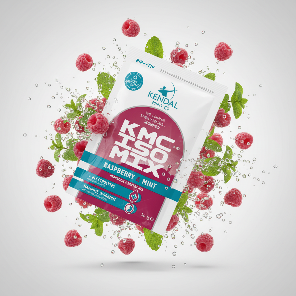 KMC ISO MIX +Electrolytes +DualCharge Carbs -  Raspberry Mint [NEW 100% Recyclable]-1