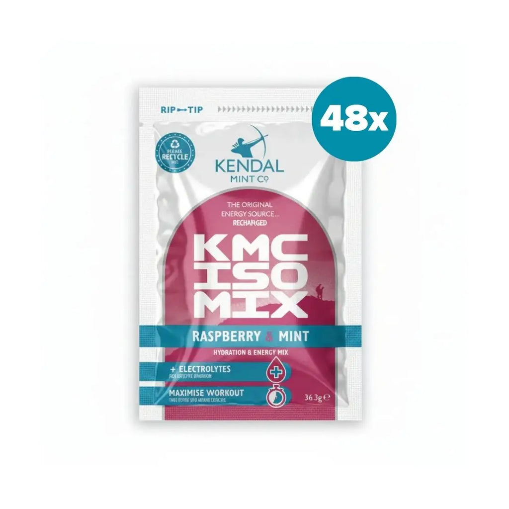 KMC ISO MIX +Electrolytes +Dual-Charge Carbs - Raspberry Mint 48 x 37g-0