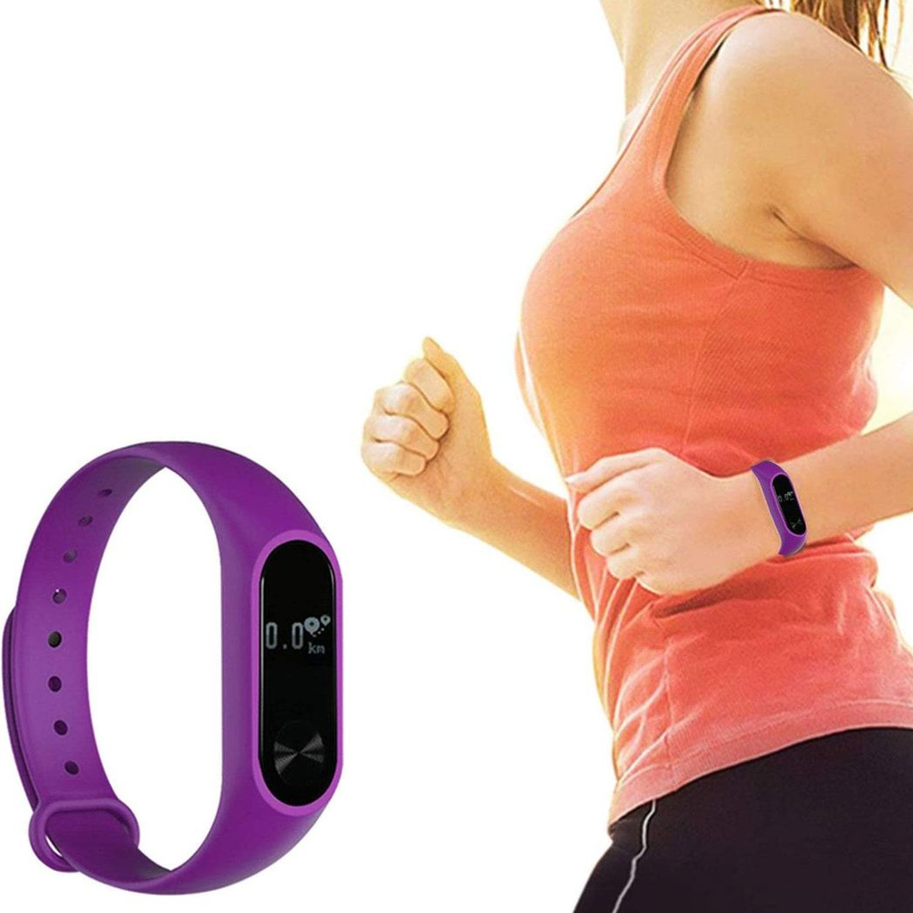 Aquarius AQ112 Fitness Tracker with Heart Rate Monitor – Purple