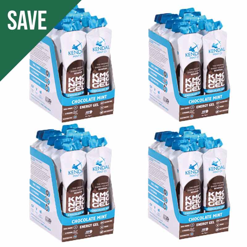KMC NRG GEL Chocolate Mint Flavour Bundle L (48x70g Gels)-4