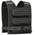 30KG Adjustable Weighted Vest w/30 Removable Metal Weight Bags, Black