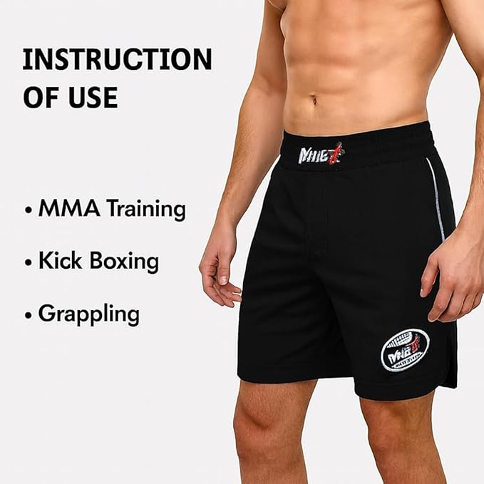 MNEX Pro MMA Shorts - Training Kickboxing Combat Sports (L)